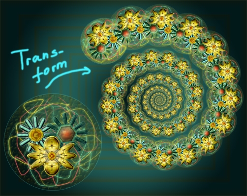 Creation of Crazy Blossoms: Step 11